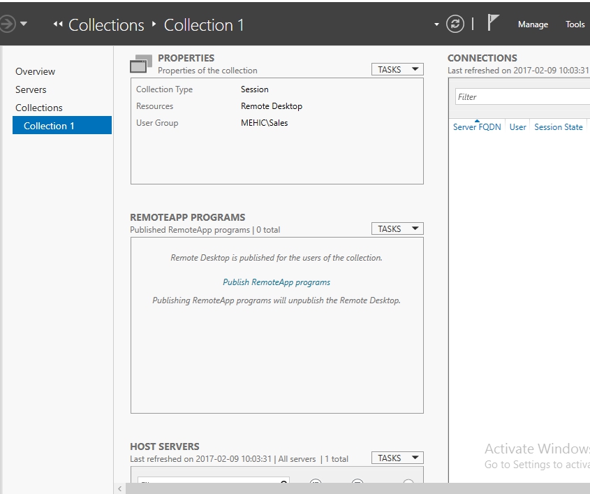 Create Session Collection On Remote Desktop Services – ZOBZQD