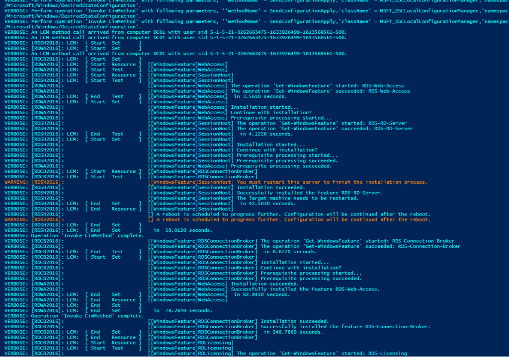 Install Remote Desktop Services 2016 with Desired State&nbsp;Configuration
