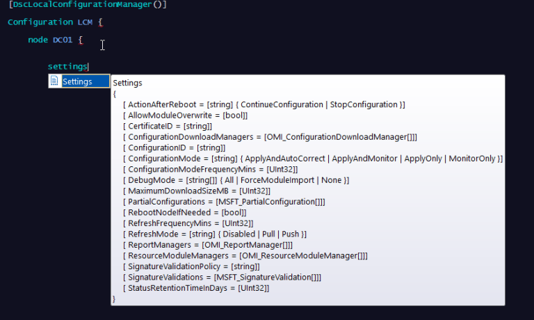 Local Configuration Desired State Configuration (DSC) – Part 2 – Local Configuration ...