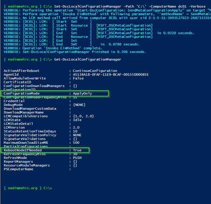 Local Configuration Desired State Configuration (DSC) – Part 2 – Local Configuration ...