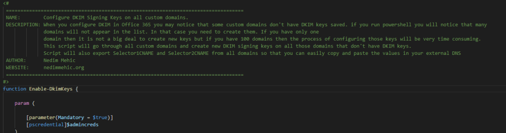 Enable DKIM keys on all domains in Office&nbsp;365
