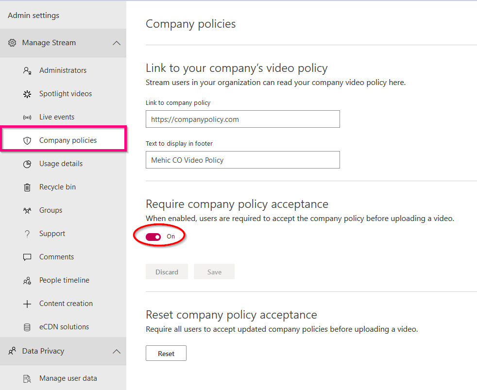 Office 365 – Microsoft Stream Administration – Part&nbsp;3